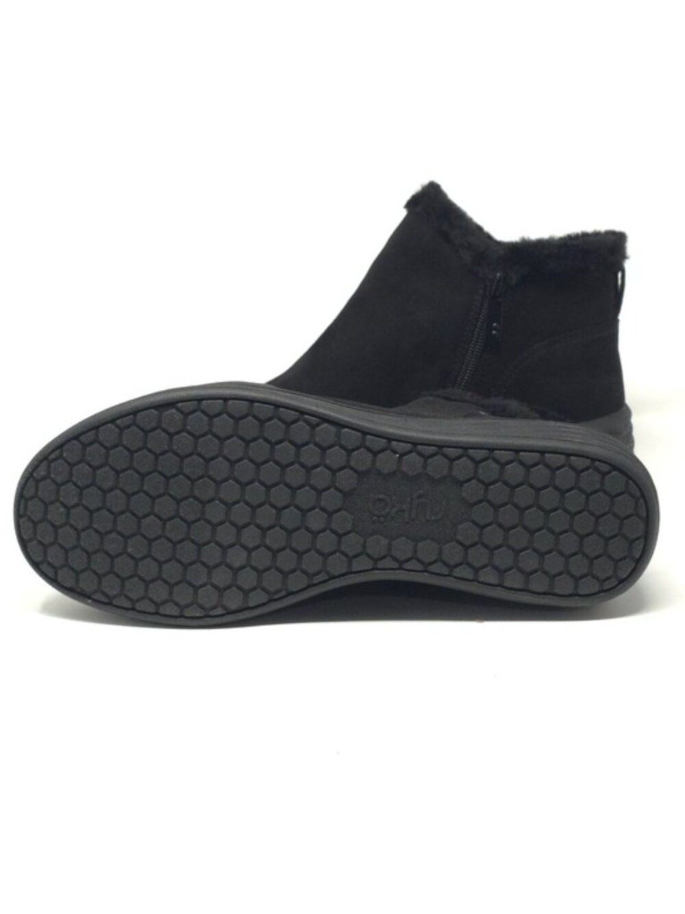 Ryka Nimbus Black Water Repellent Faux Fur Booties Size 9.5M - Picture 8 of 14